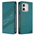 For Infinix Hot 50i Embossed Multi-functional Wallet Retro Leather Phone Case(Dark Green) - 2