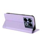 For Infinix Note 40 5G Embossed Multi-functional Wallet Retro Leather Phone Case(Light Purple) - 3