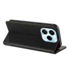For Infinix Note 40X 5G Embossed Multi-functional Wallet Retro Leather Phone Case(Black) - 3