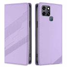 For Infinix Smart 6 Embossed Multi-functional Wallet Retro Leather Phone Case(Light Purple) - 2