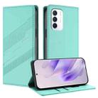 For Infinix Zero 5G 2023 Embossed Multi-functional Wallet Retro Leather Phone Case(Mint Green) - 1