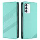 For Infinix Zero 5G 2023 Embossed Multi-functional Wallet Retro Leather Phone Case(Mint Green) - 2