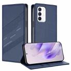 For Infinix Zero 5G 2023 Embossed Multi-functional Wallet Retro Leather Phone Case(Dark Blue) - 1