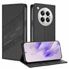 For Infinix Zero 40 4G Embossed Multi-functional Wallet Retro Leather Phone Case(Black) - 1