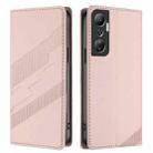 For Infinix Hot 20 4G Embossed Multi-functional Wallet Retro Leather Phone Case(Pink) - 2