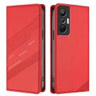 For Infinix Hot 20S Embossed Multi-functional Wallet Retro Leather Phone Case(Red) - 2