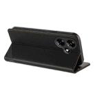 For Infinix Hot 30i Embossed Multi-functional Wallet Retro Leather Phone Case(Black) - 3