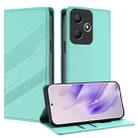 For Infinix Hot 30 Play NFC Embossed Multi-functional Wallet Retro Leather Phone Case(Mint Green) - 1