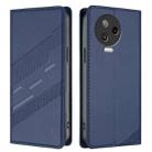 For Infinix Note 12 Pro 4G Embossed Multi-functional Wallet Retro Leather Phone Case(Dark Blue) - 2