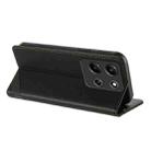 For Infinix Note 30i Embossed Multi-functional Wallet Retro Leather Phone Case(Black) - 3