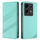 For Infinix Note 30 VIP Embossed Multi-functional Wallet Retro Leather Phone Case(Mint Green) - 2