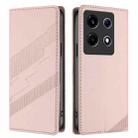 For Infinix Note 30 VIP Embossed Multi-functional Wallet Retro Leather Phone Case(Pink) - 2