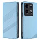 For Infinix Note 30 VIP Embossed Multi-functional Wallet Retro Leather Phone Case(Light Blue) - 2