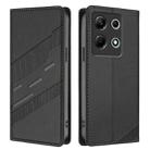 For Infinix Note 30 4G Embossed Multi-functional Wallet Retro Leather Phone Case(Black) - 2