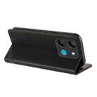 For Infinix Smart 7 Embossed Multi-functional Wallet Retro Leather Phone Case(Black) - 3