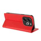 For Infinix Smart 8 Plus Embossed Multi-functional Wallet Retro Leather Phone Case(Red) - 3