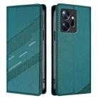 For Infinix Zero 20 Embossed Multi-functional Wallet Retro Leather Phone Case(Dark Green) - 2