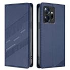 For Infinix Zero 20 Embossed Multi-functional Wallet Retro Leather Phone Case(Dark Blue) - 2