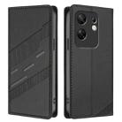 For Infinix Zero 30 4G Embossed Multi-functional Wallet Retro Leather Phone Case(Black) - 2