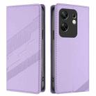 For Infinix Zero 30 4G Embossed Multi-functional Wallet Retro Leather Phone Case(Light Purple) - 2