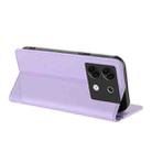 For Infinix Zero 30 5G Embossed Multi-functional Wallet Retro Leather Phone Case(Light Purple) - 3