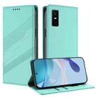 For Infinix GT 30 Pro Embossed Multi-functional Wallet Retro Leather Phone Case(Mint Green) - 1