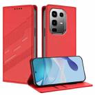 For Infinix Note 50 Pro+ 5G Embossed Multi-functional Wallet Retro Leather Phone Case(Red) - 1
