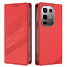 For Infinix Note 50 Pro+ 5G Embossed Multi-functional Wallet Retro Leather Phone Case(Red) - 2