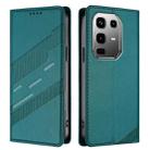 For Infinix Note 50 Pro+ 5G Embossed Multi-functional Wallet Retro Leather Phone Case(Dark Green) - 2