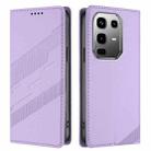 For Infinix Note 50 Pro+ 5G Embossed Multi-functional Wallet Retro Leather Phone Case(Light Purple) - 2