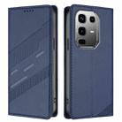 For Infinix Note 50 Pro+ 5G Embossed Multi-functional Wallet Retro Leather Phone Case(Dark Blue) - 2
