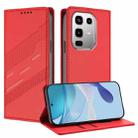 For Infinix Note 50 Pro 4G Embossed Multi-functional Wallet Retro Leather Phone Case(Red) - 1