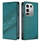 For Infinix Note 50 Pro 4G Embossed Multi-functional Wallet Retro Leather Phone Case(Dark Green) - 2