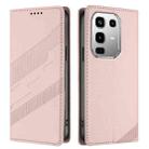 For Infinix Note 50 Pro 4G Embossed Multi-functional Wallet Retro Leather Phone Case(Pink) - 2