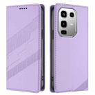For Infinix Note 50 Pro 4G Embossed Multi-functional Wallet Retro Leather Phone Case(Light Purple) - 2