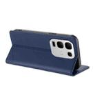 For Infinix Note 50s 5G Embossed Multi-functional Wallet Retro Leather Phone Case(Dark Blue) - 3