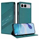 For Infinix Smart 10 Plus 4G Embossed Multi-functional Wallet Retro Leather Phone Case(Dark Green) - 1