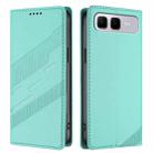 For Infinix Smart 10 Plus 4G Embossed Multi-functional Wallet Retro Leather Phone Case(Mint Green) - 2