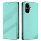 For Infinix Smart 10 4G Embossed Multi-functional Wallet Retro Leather Phone Case(Mint Green) - 2
