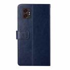For Samsung Galaxy XCover7 Pro Y-shaped Pattern Flip Leather Phone Case(Blue) - 3