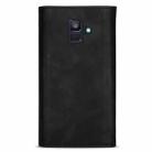 For Samsung Galaxy A6 (2018) Skin Feel Zipper Horizontal Flip Leather Case with Holder & Card Slots & Photo Frame & Lanyard & Long Rope(Black) - 3