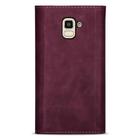 For Samsung Galaxy J6 (2018) Skin Feel Zipper Horizontal Flip Leather Case with Holder & Card Slots & Photo Frame & Lanyard & Long Rope(Wine Red) - 3