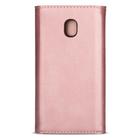For Samsung Galaxy J7 (2018) Skin Feel Zipper Horizontal Flip Leather Case with Holder & Card Slots & Photo Frame & Lanyard & Long Rope(Rose Gold) - 3