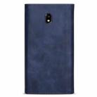 For Samsung Galaxy J5 (2017) / J530 EU Version Skin Feel Zipper Horizontal Flip Leather Case with Holder & Card Slots & Photo Frame & Lanyard & Long Rope(Blue) - 3
