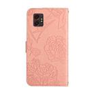 For Samsung Galaxy XCover7 Pro Skin Feel Butterfly Embossed Flip Leather Phone Case(Pink) - 3