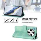 For OPPO Find X8 Pro 5G Line Splicing Buckle Retro Leather Phone Case(Mint) - 3