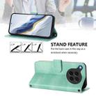 For OPPO Find X8s 5G Line Splicing Buckle Retro Leather Phone Case(Mint) - 3
