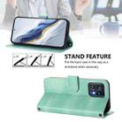 For Motorola Edge+ 2023 / Edge 40 Pro 5G Line Splicing Buckle Retro Leather Phone Case(Mint) - 3