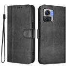 For Motorola Edge 30 Ultra / Moto X30 Pro 5G Line Splicing Buckle Retro Leather Phone Case(Black) - 2