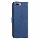 For iPhone 6 Plus / 7 Plus / 8 Plus Geometric Pattern RFID Leather Phone Case(Blue) - 3